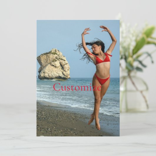 Invitation Bikini Model Dancing Thunder_Cove (Debout devant)