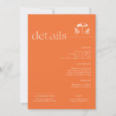 Invitation Bikinis et Bellinis Bachelorette Social Club (Dos)