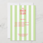 Invitation Bikinis Et Martinis Bach Club Cabana Party (Dos)