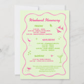 Invitation Bikinis et Martinis Bachelorette (Dos)