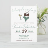 Invitation Bikinis et Martinis Thématique Bachelorette (Debout devant)
