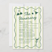 Invitation Bikinis & Martinis Bachelorette Party Itinerary (Dos)