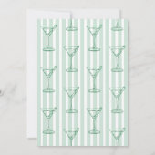 Invitation Bikinis & Martinis Green Bachelorette (Dos)