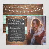 Invitation Bilan des médailles de la fête d'anniversaire Chal (Devant / Derrière)