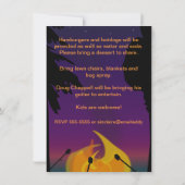 Invitation bilatérale de partie extérieure de feu (Dos)