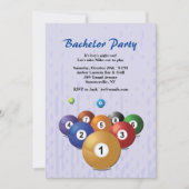 Invitation Billard Balls (Devant)