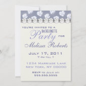 Invitation bille de bling heart diamants (Dos)