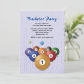 Invitation Billes de Billard (Debout devant)