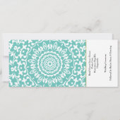 Invitation Billet Boarding Pass Mariage Destination Dominicai (Dos)