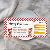 Invitation Billet cadeau de Noël Boarding Pass