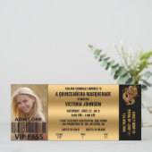 Invitation Billet d'admission de la mascarade VIP de (Debout devant)