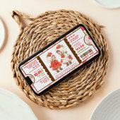 Invitation Billet d'anniversaire à la fraise Berry Sweet