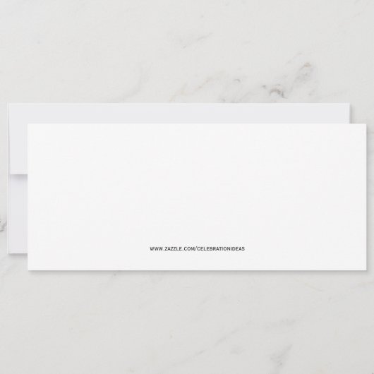 Invitation Billet d'anniversaire cirque (Dos)