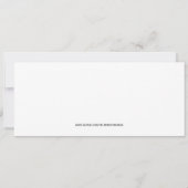 Invitation Billet d'anniversaire cirque (Dos)