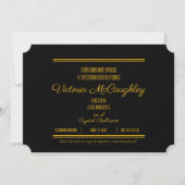 Invitation Billet d'anniversaire HOLLYWOOD, espagnol quinceañ (Devant)