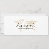 Invitation Billet d'avion Editable Washington DC Plane, Washi (Dos)