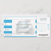 Invitation Billet de base-ball (Devant)