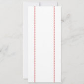 Invitation Billet de baseball Rookie Red Blue Boy 1er anniver (Dos)