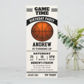 Invitation Billet de célébration d'anniversaire du MVP person (Debout devant)