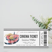 Invitation billet de cinéma (Debout devant)