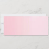 Invitation Billet de fête d'anniversaire rose Paris (Dos)