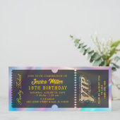 Invitation Billet de l'événement Glam Celebration (Debout devant)