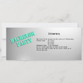 Invitation Billet de limousine pour enterrement de vie de gar (Dos)