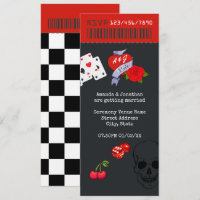 Billet de mariage Rockabilly