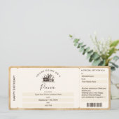 Invitation Billet de Montée en Surprise Pique-Nique Anniversa (Debout devant)