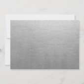 Invitation Billet de passe VIP 25e anniversaire Faux Argent (Dos)