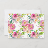 Invitation Billet de rabat Boho Floral Baby shower (Dos)