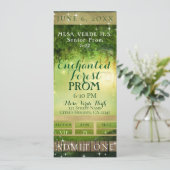 Invitation Billet de réception VIP du bal de promotion de la (Debout devant)