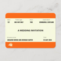 Billet de train inspiré | LGBTQ+ Mariage gay