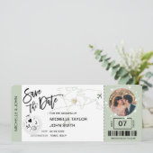 Invitation Billet d'embarquement pour le conseil de sauvegard (Debout devant)