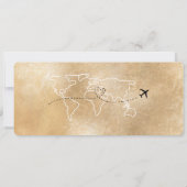 Invitation Billet d'embarquement pour le tableau de sauvegard (Dos)