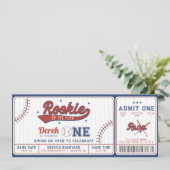 Invitation Billet d'entrée de l'année 1er anniversaire Invita (Debout devant)