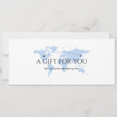 Invitation Billet d'entrée modifiable Norvège Plane Boarding  (Dos)