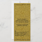 Invitation Billet d'invitation pré-prom, Pré Prom, masquerade (Dos)