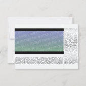 Invitation billet gris de concert de pendaison de crémaillère (Dos)