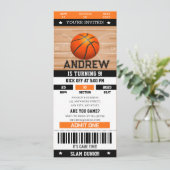 Invitation Billet individuel Slam Dunk Anniversaire Bash Spor (Debout devant)