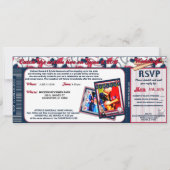Invitation Billet Mariage de baseball Invitation-Custom HOWAR (Dos)