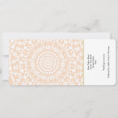 Invitation Billet mariage Destination Ibiza (Dos)