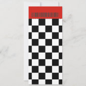 Invitation Billet Mariage Rockabilly (Dos)