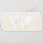 Invitation Billet Plan Passe D'Embarquement Enregistrer La Da (Dos)