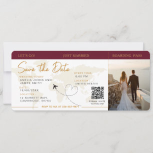 Invitation Billet Plan Passe D'Embarquement Enregistrer La Da