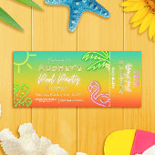Invitation Billet Pool Party