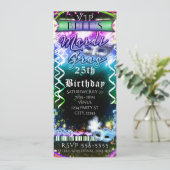 Invitation Billet pour la fête d'anniversaire VIP Mardi Gras  (Debout devant)
