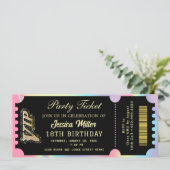 Invitation Billet pour la soirée Black & Gold (Debout devant)