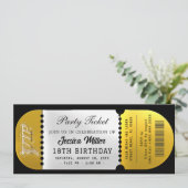 Invitation Billet pour la soirée Black & Gold (Debout devant)