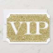 Invitation Billet pour l'événement de la fête VIP Glitter Gla (Devant)
